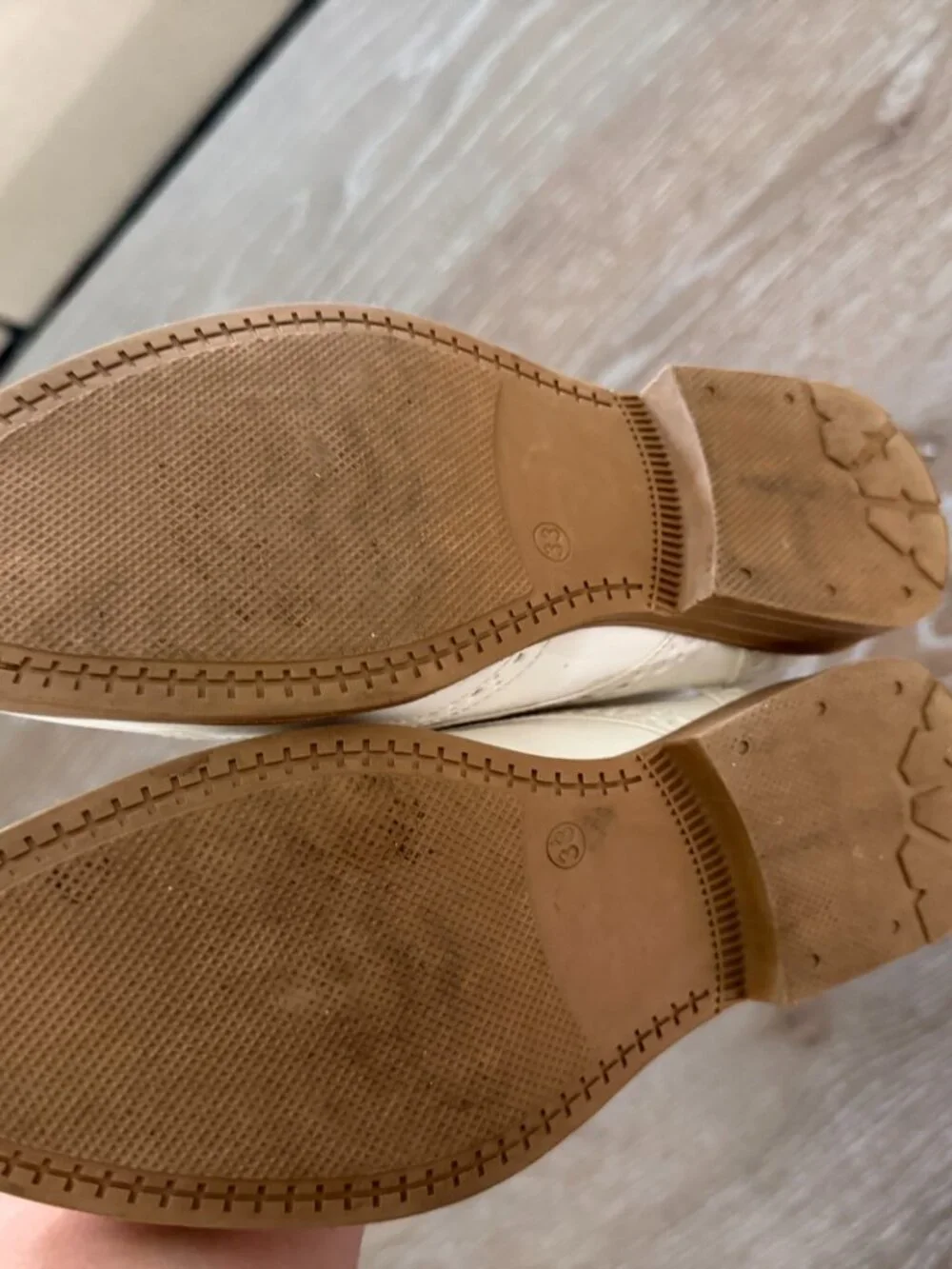 WORN ONCE Boys White Communion dress shoes size EU 33/ US 1.5/2